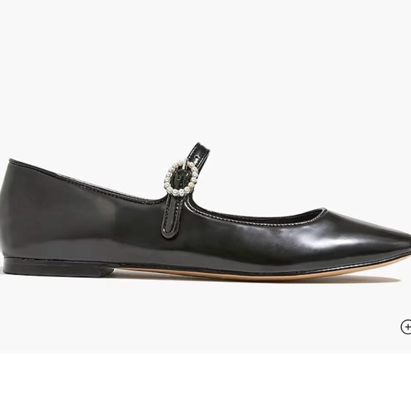 J. Crew Mary Jane Flats Shoes w Pearl Buckle Size 9 M NWT  (New In Box) - Picture 4 of 13